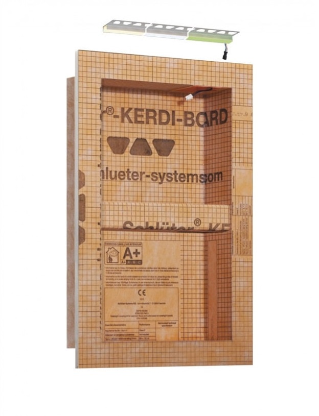 KERDI-BOARD-NLT1 NICHE ECLAIREE 305x508mm L-WW LED BLANC CHAUD