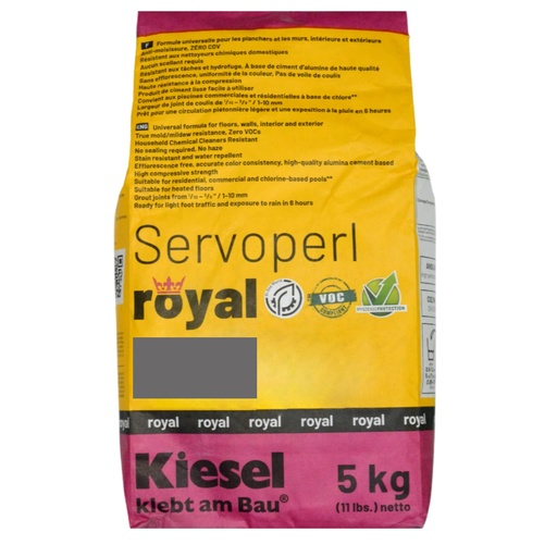 [Servoperl Royal Ardoise] Mortier à joint Servoperl Royal 5kg- Ardoise