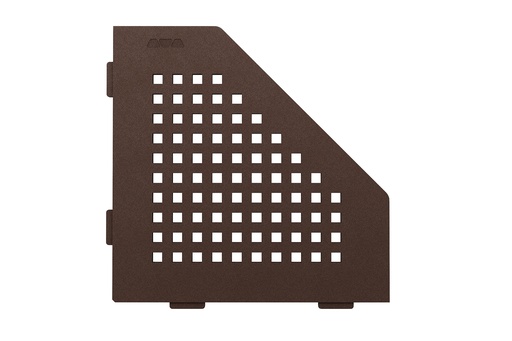 [SES2D3TSOB] Schluter - Tablette "Square" pentagonale d'angle 195x195mm Shelf-E-S2 - Bronze structuré
