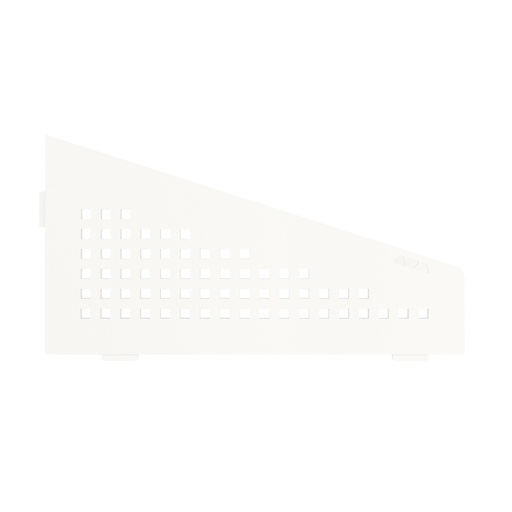 [SES3D3MBW] Schluter - Tablette "Square" quadrilatérale d'angle 154x295mm Shelf-E-S3 - Blanc satiné