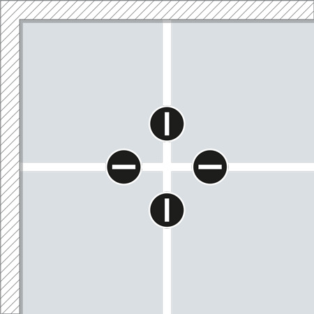 250 Croisillons autonivelants à cale en I 4mm (carrelage de 3 à 14mm)  PAVILIFT