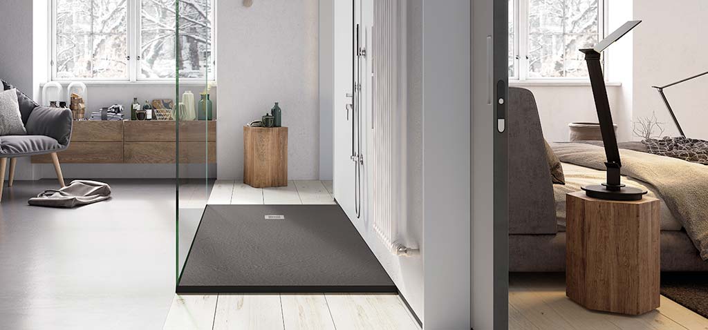Solidsoft Square Drain - Antracite