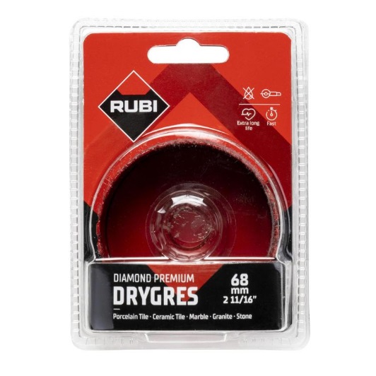 Trépan diamanté Drygres Premium 68mm