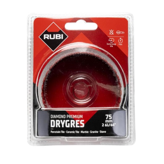 Trépan diamanté Drygres Premium 75mm