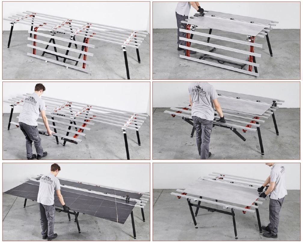 Raimondi - 'TSE 180' Extension latérale inclinable pour tables BM180