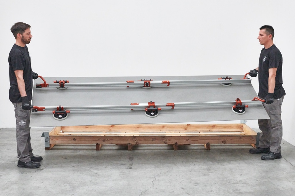 Raimondi - Rails 6 ventouses Easy-Move MKIV pour transporter format XXL