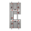 Raimondi - Rails 8 ventouses Easy-Move MKIV pour transporter format XXL