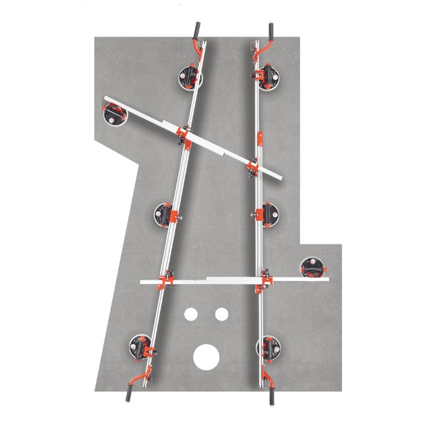 Raimondi - Rails 8 ventouses Easy-Move MKIV pour transporter format XXL