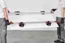 Raimondi - Rails 4 ventouses Easy-Move 150 pour transporter format XL
