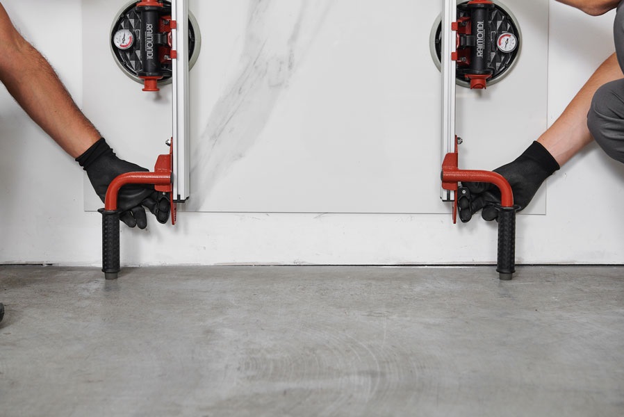 Raimondi - Rails 4 ventouses Easy-Move 150 pour transporter format XL