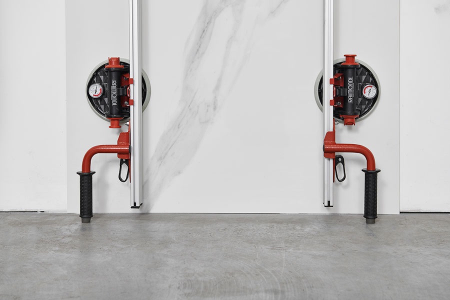 Raimondi - Rails 4 ventouses Easy-Move 150 pour transporter format XL