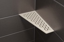 Schluter - Tablette "Floral" quadrilatérale d'angle 154x295mm Shelf-E-S3 - Sable structuré