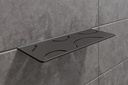 Schluter - Tablette "Curve" rectangulaire à carreler 300x115 mm Shelf-W-S1 - Inox brossé