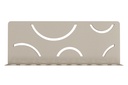 Schluter - Tablette "Curve" rectangulaire à carreler 300x115 mm Shelf-W-S1 - Ivoire structuré (copie)