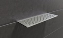 Schluter - Tablette "Floral" rectangulaire à carreler 300x115 mm Shelf-W-S1 - Inox brossé