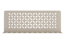 Schluter - Tablette "Floral" rectangulaire à carreler 300x115 mm Shelf-W-S1 - Sable structuré