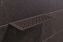 Schluter - Tablette "Floral" rectangulaire à carreler 300x115 mm Shelf-W-S1 - Sable structuré