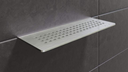 Schluter - Tablette "Square" rectangulaire à carreler 300x115 mm Shelf-W-S1 - Inox brossé