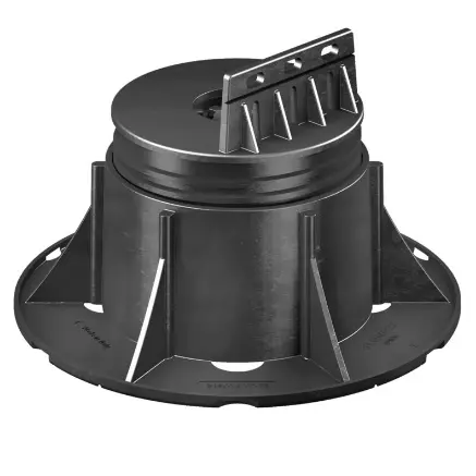 EternoIvica - Plot réglable NM3 60-100mm + Tête pour lambourde en bois 