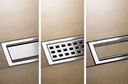 KERDI-LINE-A/-B/-C SET GRILLE + CADRE INOX - SCHLUTER