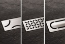 KERDI-LINE-STYLE SET GRILLE + CADRE INOX