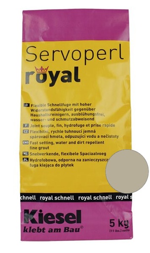 [Servoperl Royal Gris sable] Mortier à joint Servoperl Royal 5kg - Gris sable